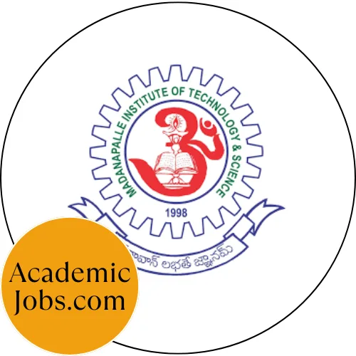 Madanapalle Institute of Technology & Science, Madanapalle Jobs